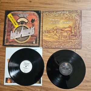 Lot of 2 Vintage 1970s Rock Vinyl - Gallagher And Lyle, James Gang LP PROMO